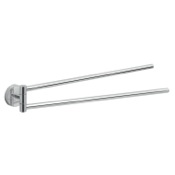 Luxury Swivel Towel Bars Nameek S Swivel Towel Bar Chrome With Two Rails Gedy 2323 13