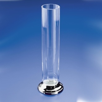 Vase Tall Rounded Clear Crystal Glass Bathroom Vase Windisch 61115D