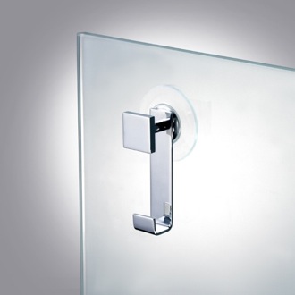 Bathroom Hook Suction Pad Hook in Chrome Windisch 85054-CR
