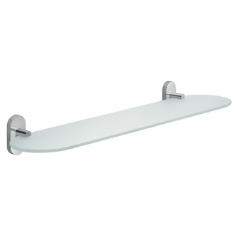 bathroom shelf 20 inch rounded frosted glass bathroom shelf gedy 5319 60 13 - Glass Bathroom Shelves bathroom shelf 20 inch rounded frosted glass bathroom shelf gedy 5319 60 13 - Glass Bathroom Shelves
