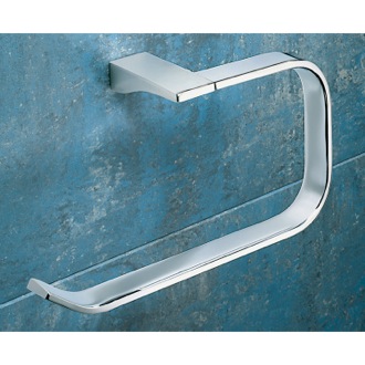 Towel Ring Square Polished Chrome Towel Ring Gedy 5770-13