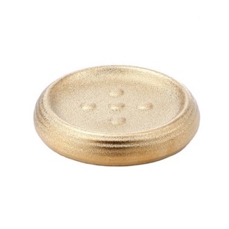 Soap Dish Gold Finish Soap Dish Made From Pottery Gedy AD11-87