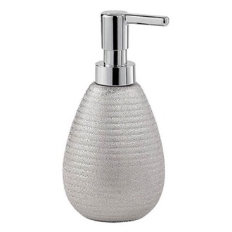 Soap Dispenser Soap Dispenser, Silver, Made From Pottery Gedy AD80-73