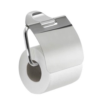 Toilet Paper Holder Toilet Paper Holder With Cover, Modern, Chrome Gedy ST25-13