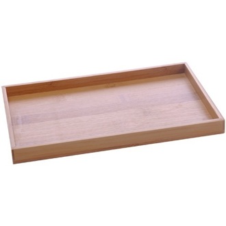 Bathroom Tray Tray Made From Wood in Bamboo Finish Gedy PO06-35