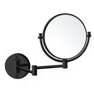 Makeup Mirror Black Makeup Mirror, Wall Mounted, 5x Nameeks AR7707-BLK-5x