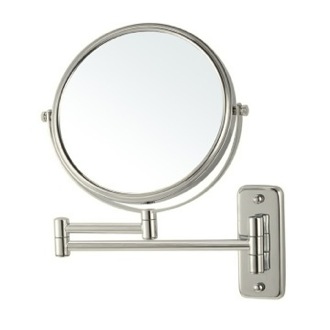 Makeup Mirror Wall Mounted Makeup Mirror, 3x, Satin Nickel Nameeks AR7719-SNI-3x