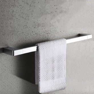 Towel Bar Towel Bar, 24 Inch, Modern, Polished Chrome Nameeks NFA017