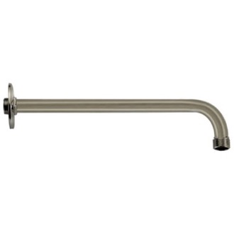 Shower Arm Satin Nickel 16 Inch Shower Arm With Flange Remer 343-40US-NP