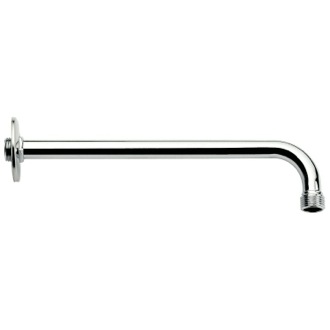 Shower Arm Plated Brass Tube Shower Arm With Wall Flange Remer 343-20US