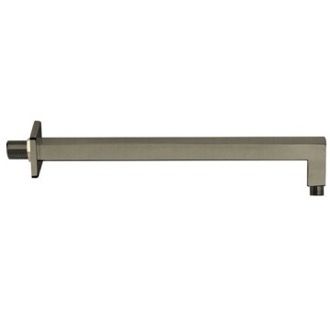 Shower Arm Square 12 Inch Shower Arm in Satin Nickel Finish Remer 348S30US-NP