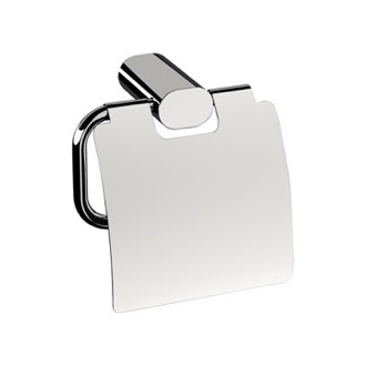 Toilet Paper Holder Toilet Paper Holder With Cover, Chrome Remer LN60