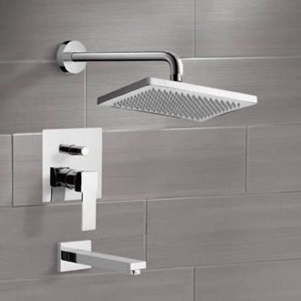 Tub and Shower Faucet Tub and Shower Faucet Sets with 9.5
