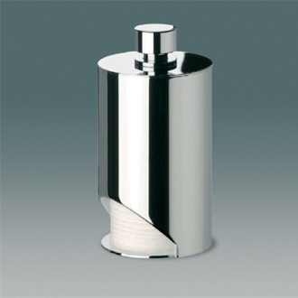 Cotton Pad Dispenser Round Metal Cotton Pad Dispenser Made in Brass Windisch 88123