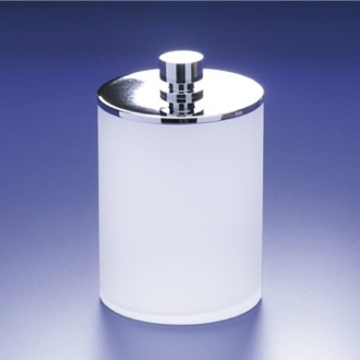 Bathroom Jar Frozen Crystal Glass Cotton Ball Jar Windisch 88126M
