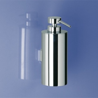 Soap Dispenser Soap Dispenser, Modern, Wall Mounted, Rounded Brass Windisch 90126