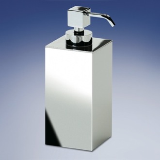 Soap Dispenser Soap Dispenser, Square, Contemporary, Brass Windisch 90419