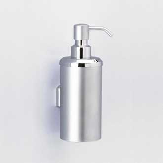Soap Dispenser Soap Dispenser, Wall Mounted, Rounded, Brass Windisch 90427
