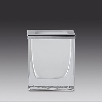Cotton Swab Jar Free Standing Square White Cotton Swabs Jar Windisch 91169-M