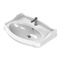 Rectangle White Ceramic Wall Mounted Sink