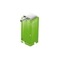 Soap Dispenser, Square, Acid Green, Countertop