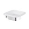 Wall Mounted Frosted Glass Soap Dish With Chrome Base