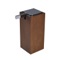 Soap Dispenser, Square, White or Brown, Tall, Wood