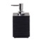 Soap Dispenser, Square, Black, Countertop