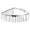 Modern Polsihed Chrome Wire Corner Shower Basket