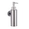 Soap Dispenser, Wall Mounted, Round, Chrome