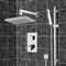 Thermostatic Shower System with 9.5