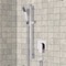 Chrome Slidebar Shower Set With Hand Shower