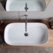 Oval White Ceramic Vessel Sink