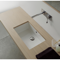 18 Inch Rectangular Ceramic Undermount Sink