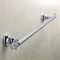 Towel Bar, Chrome, Brass, 20 Inch, with Crystals