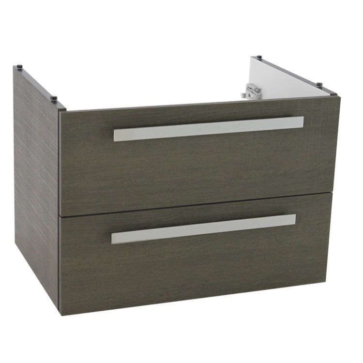 Acf L816go Vanity Cabinet Dadila Nameek S Vanity Cabinet Acf L816go 25 Inch Wall Mount Grey Oak Bathroom