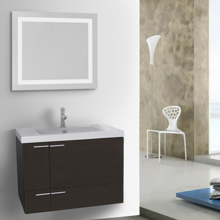 Acf Ans531 Bathroom Vanity New E Nameek S Bathroom Vanity Acf Ans531 31 Inch Wenge With Ed Ceramic Sink