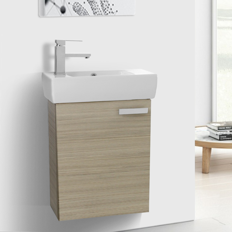 Acf C136 Bathroom Vanity Cubical Nameek S Bathroom Vanity Acf C136 19 Inch E Saving Larch Canapa With Ceramic