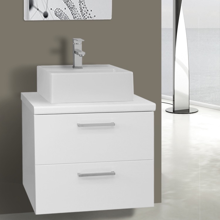 Iotti An39 Bathroom Vanity Aurora Nameek S Bathroom Vanity Iotti An39 22 Inch Glossy White Vessel Sink Wall