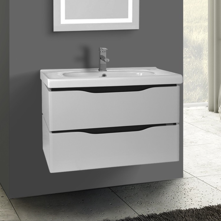 Nameeks Vn W02 Bathroom Vanity Venice Nameek S Bathroom Vanity Nameeks Vn W02 31 Inch Wall Mounted White Cabinet With