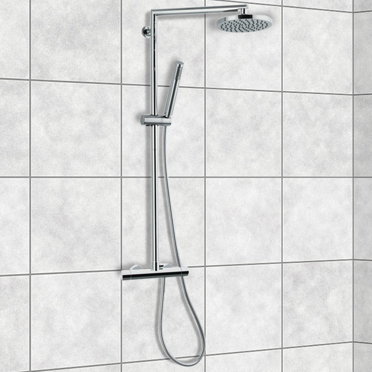 Exposed Plumbing Shower Fixtures