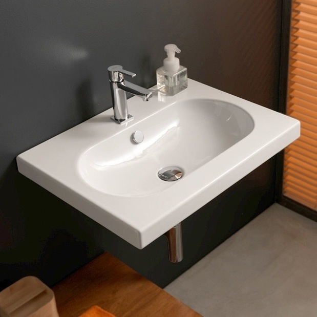 Tecla Edw1011 Bathroom Sink Edo Wide Nameek S Bathroom Sink Tecla Edw1011 Rectangular White Ceramic Wall Mounted Or Drop In Edo Wide