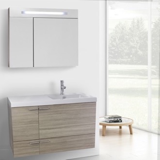 Bathroom Vanity Wall Mounted Bathroom Vanity, Modern, 40