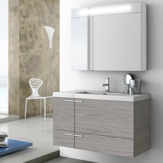 Bathroom Vanity Wall Mounted Bathroom Vanity, Modern, 39