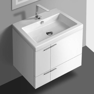 Bathroom Vanity Small Bathroom Vanity, Wall Mounted, 23