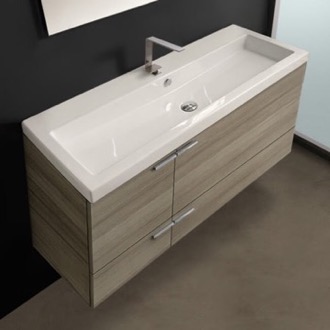 Bathroom Vanity Wide Bathroom Vanity, Wall Mounted, 47