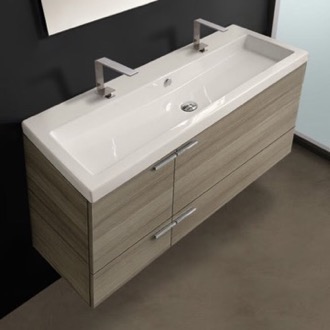 Bathroom Vanity Double Bathroom Vanity, Wall Mounted, Wide, 47