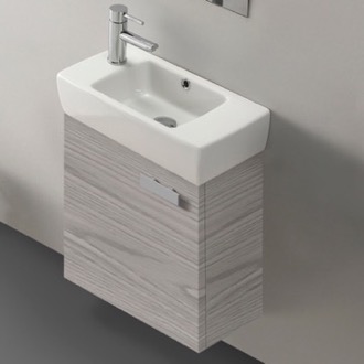 Bathroom Vanity Narrow Bathroom Vanity, Floating, 18
