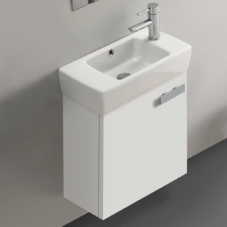 Bathroom Vanity Small Bathroom Vanity, Wall Mounted, 19