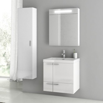 Bathroom Vanity Floating Bathroom Vanity, Modern, 23